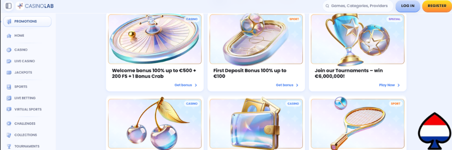 CasinoLab bonus
