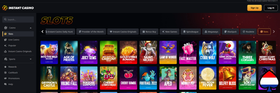 Instant Casino slots