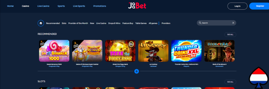 JaaBet Casino slots