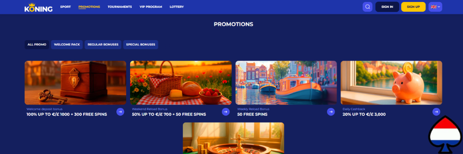 Koning Casino bonus
