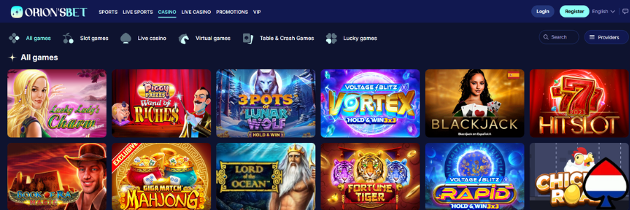 OrionsBet Casino slots